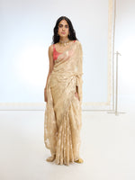 Handwoven Gold Tissue Saree