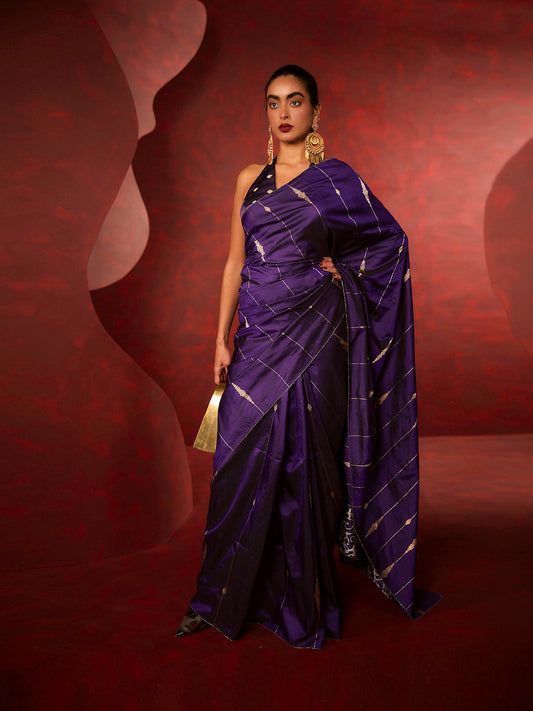 The Bridezilla Saree in Purple