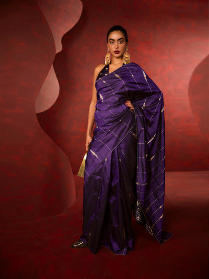 The Bridezilla Saree in Purple