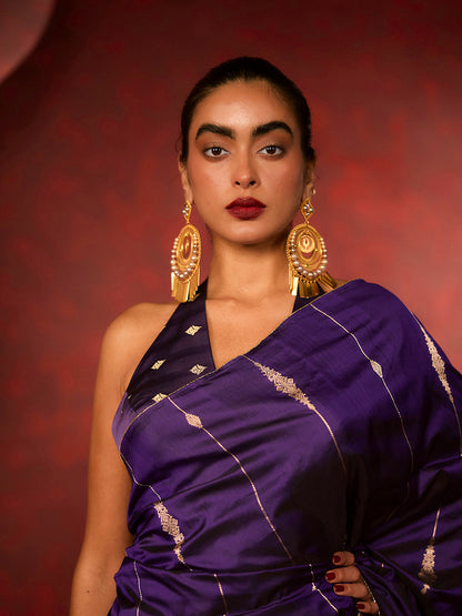 The Bridezilla Saree in Purple