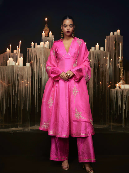 The Pink Heart Kurta Set