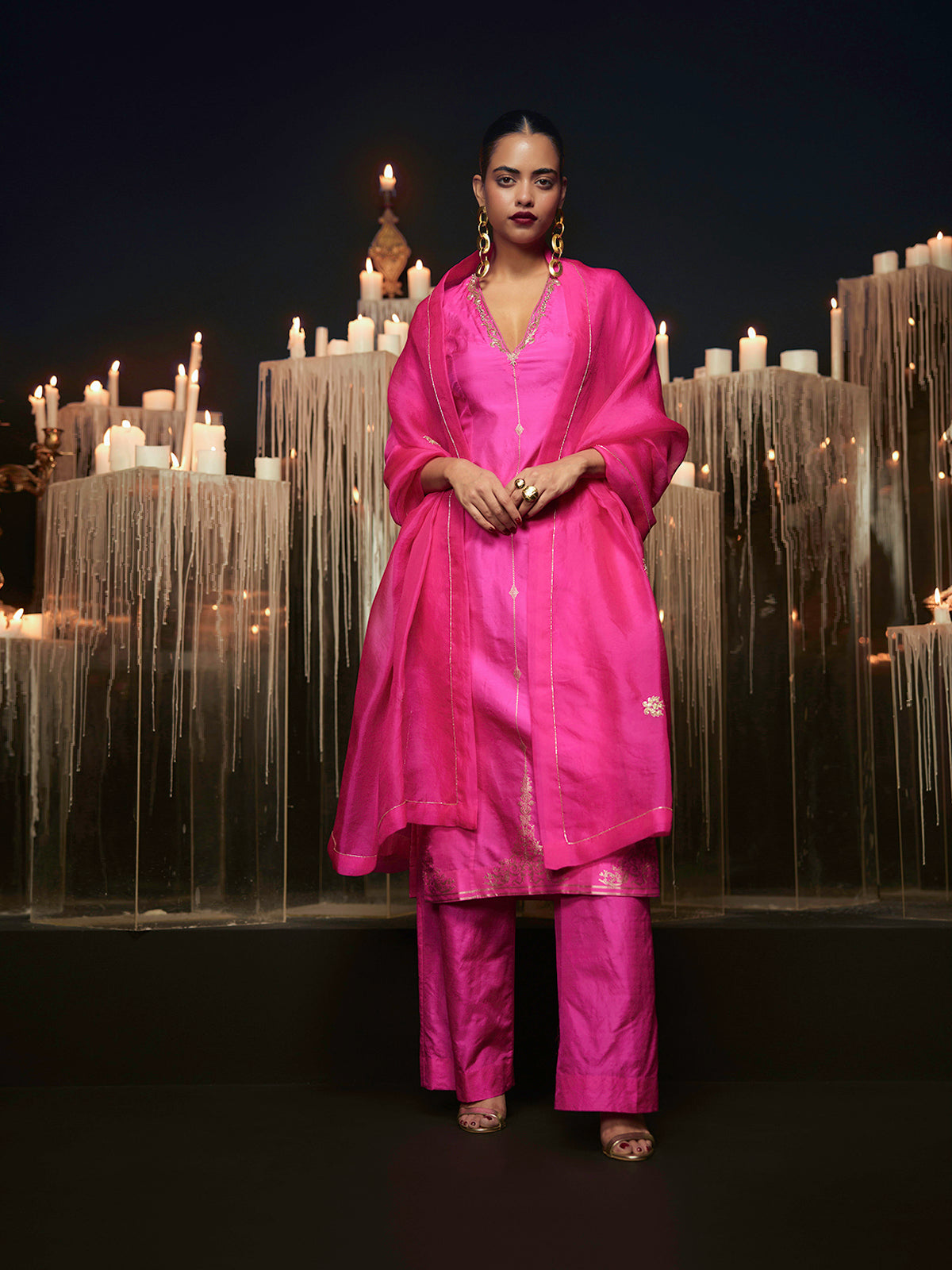 The 'Endless Love' Kurta Set in Pink