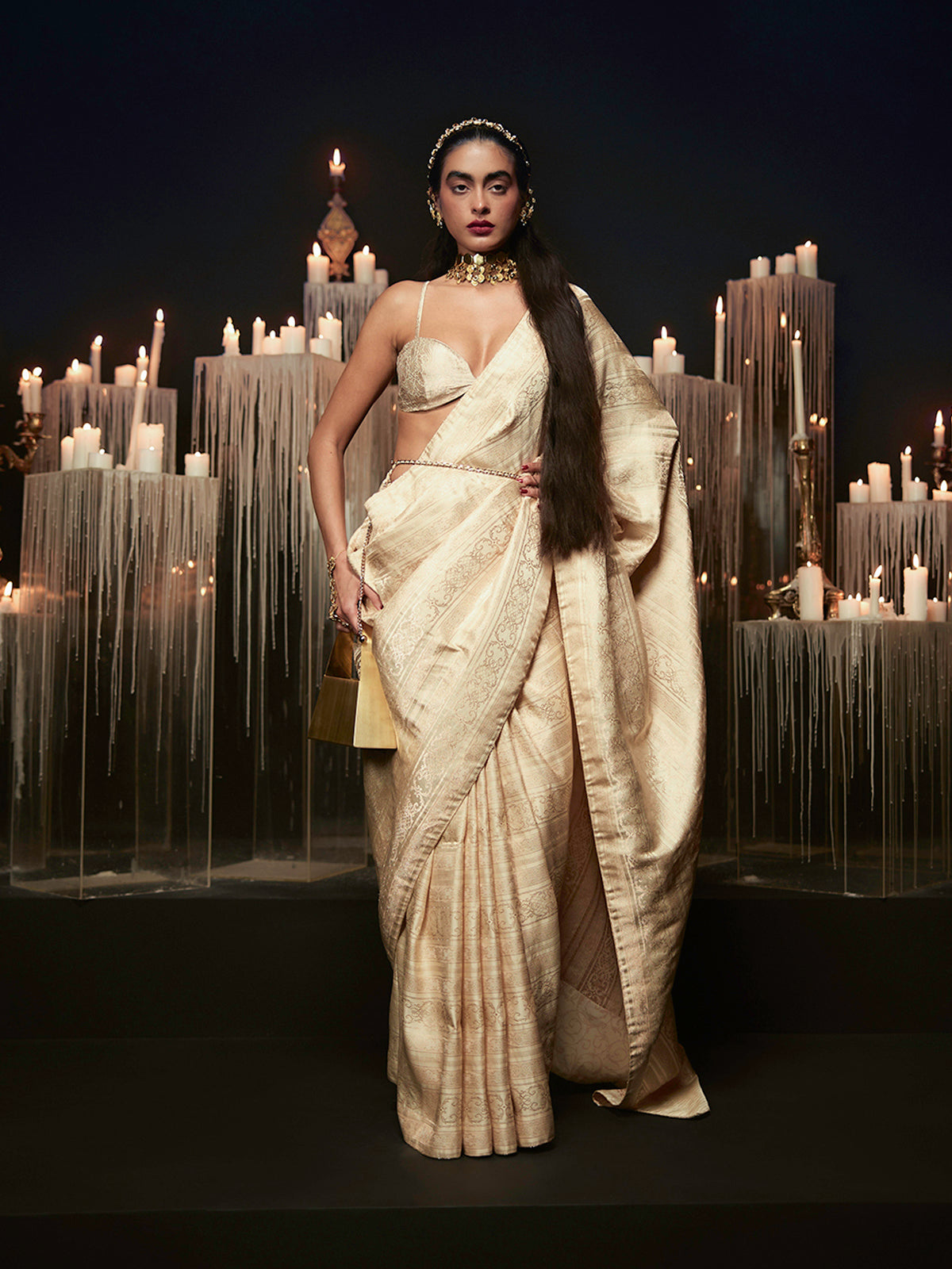 The ‘I do' Saree in Beige