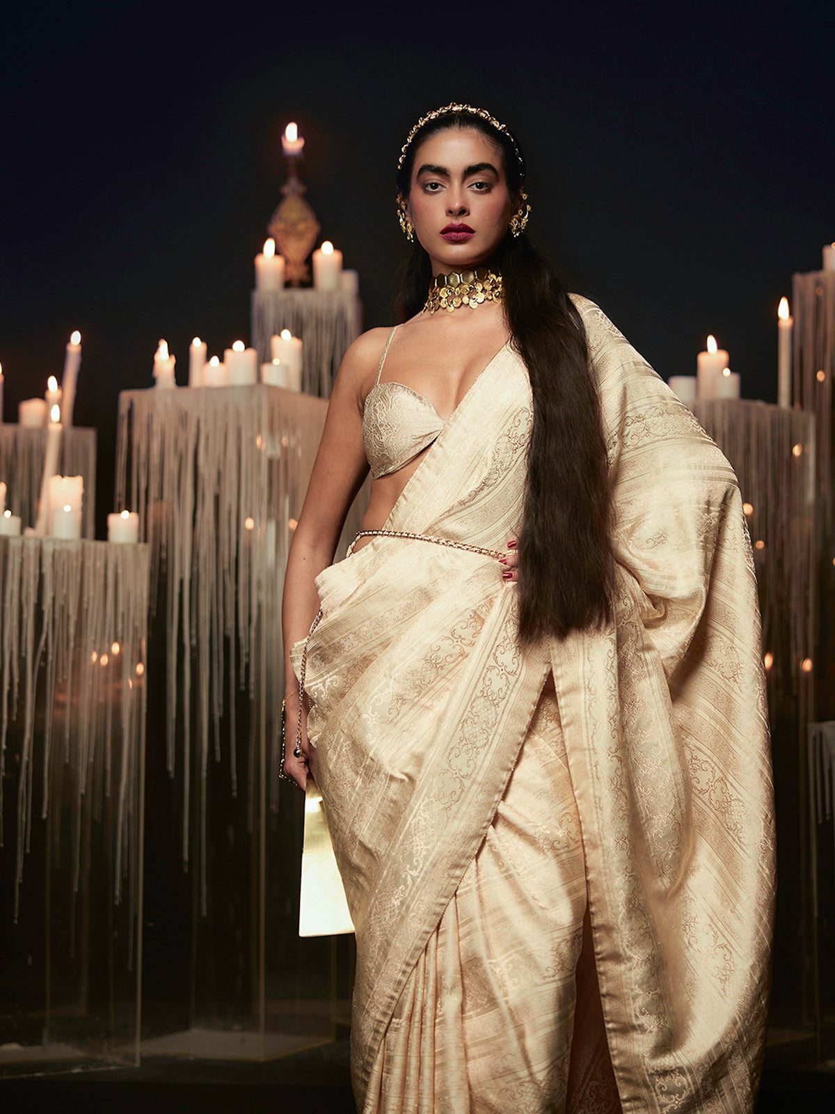 The ‘I do' Saree in Beige