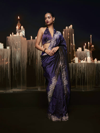 The Purple Heart Saree