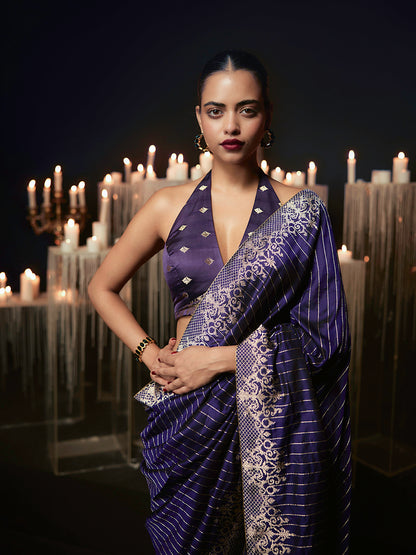 The Purple Heart Saree