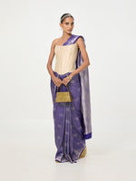 Handwoven Amethyst Silk Saree