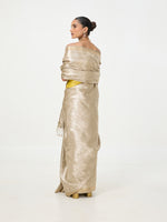 Handwoven Olive Green Tissue Saree
