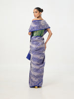 Handwoven Royal Blue Silk Saree