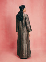 Handwoven Black Banarasi Kaftan