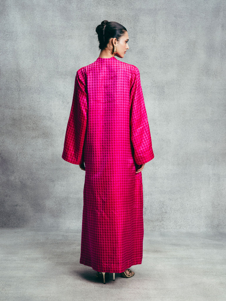 Handwoven Fuchsia Pink Gerum Kaftan