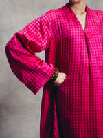 Handwoven Fuchsia Pink Gerum Kaftan