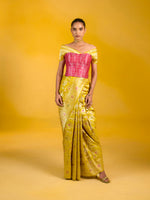 The Citrus Spark Saree
