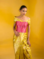The Citrus Spark Saree