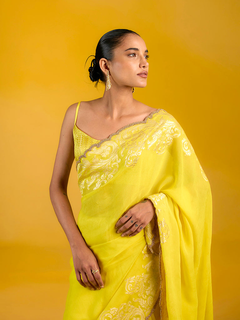 The Golden Hour Saree