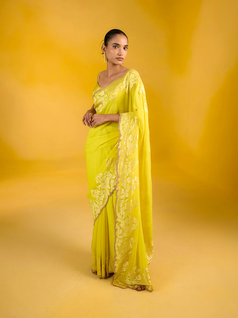 The Golden Hour Saree