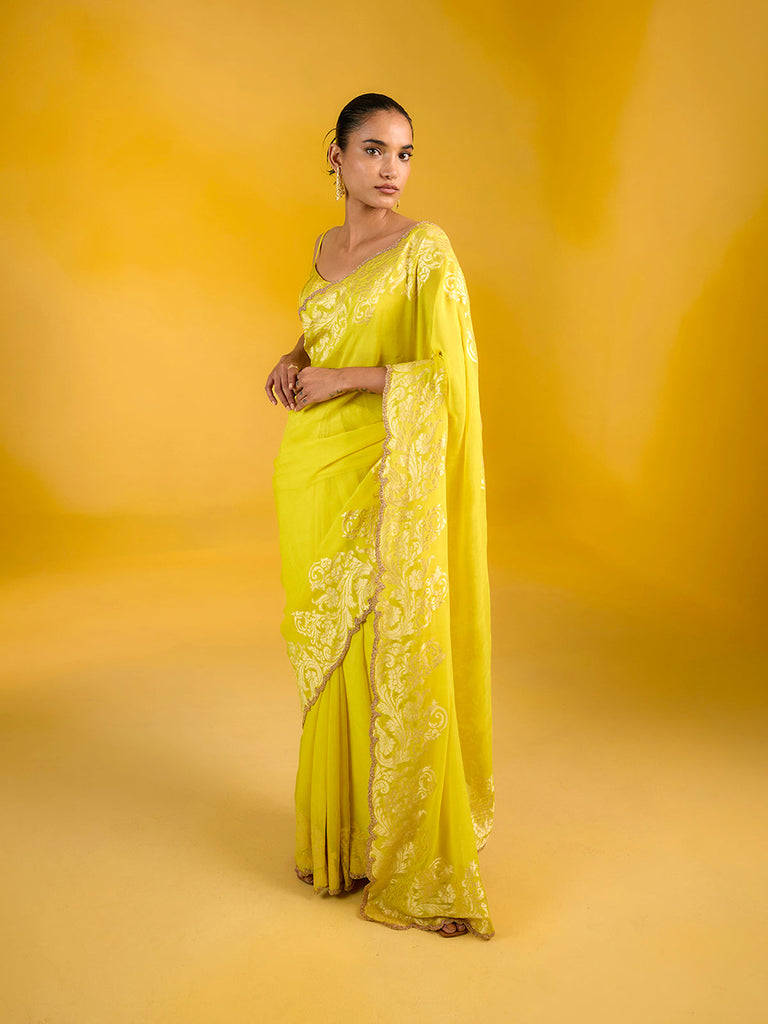 The Golden Hour Saree
