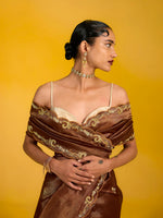 The Maple Espresso Saree
