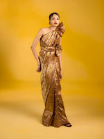 The Sunny Saffron Saree