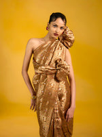The Sunny Saffron Saree