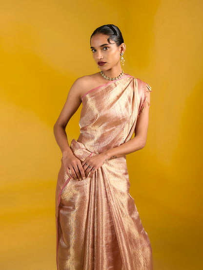 The Rosy Revelry Saree