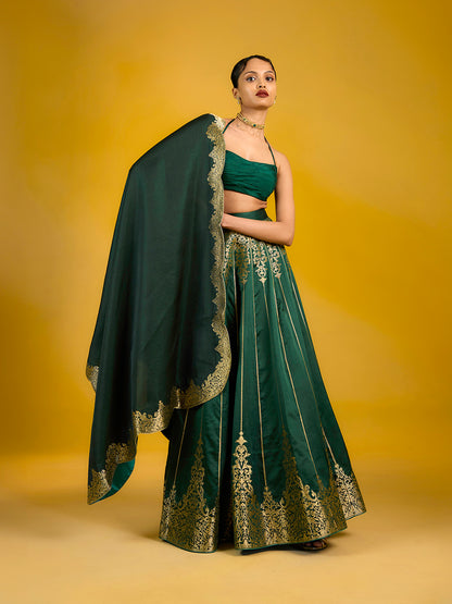 The Jade Lehenga