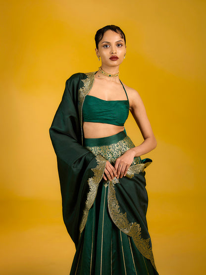 The Jade Lehenga