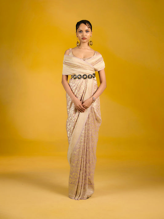 The Dusky Rose Saree