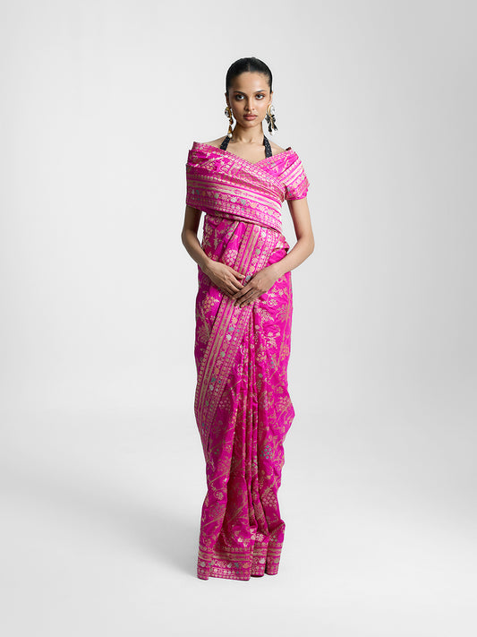 The Ruby Rush Saree