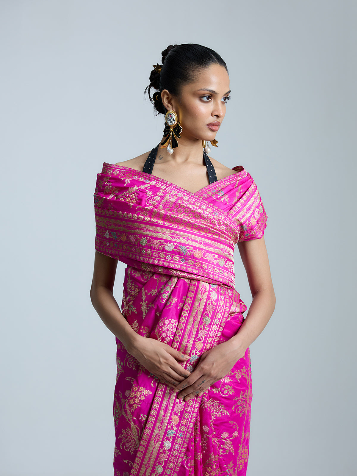 The Bubblegum Saree