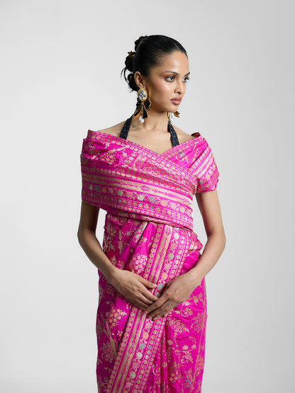 The Ruby Rush Saree