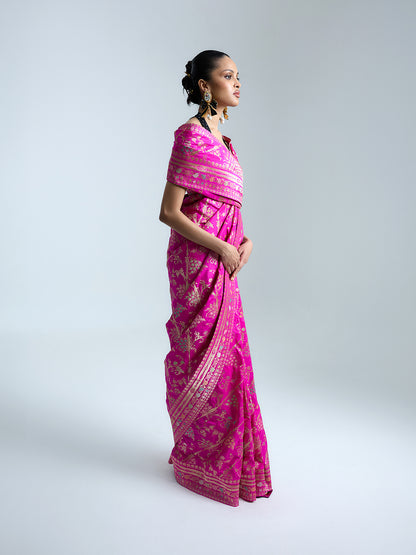 The Bubblegum Saree