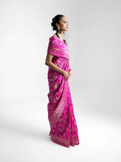 The Ruby Rush Saree