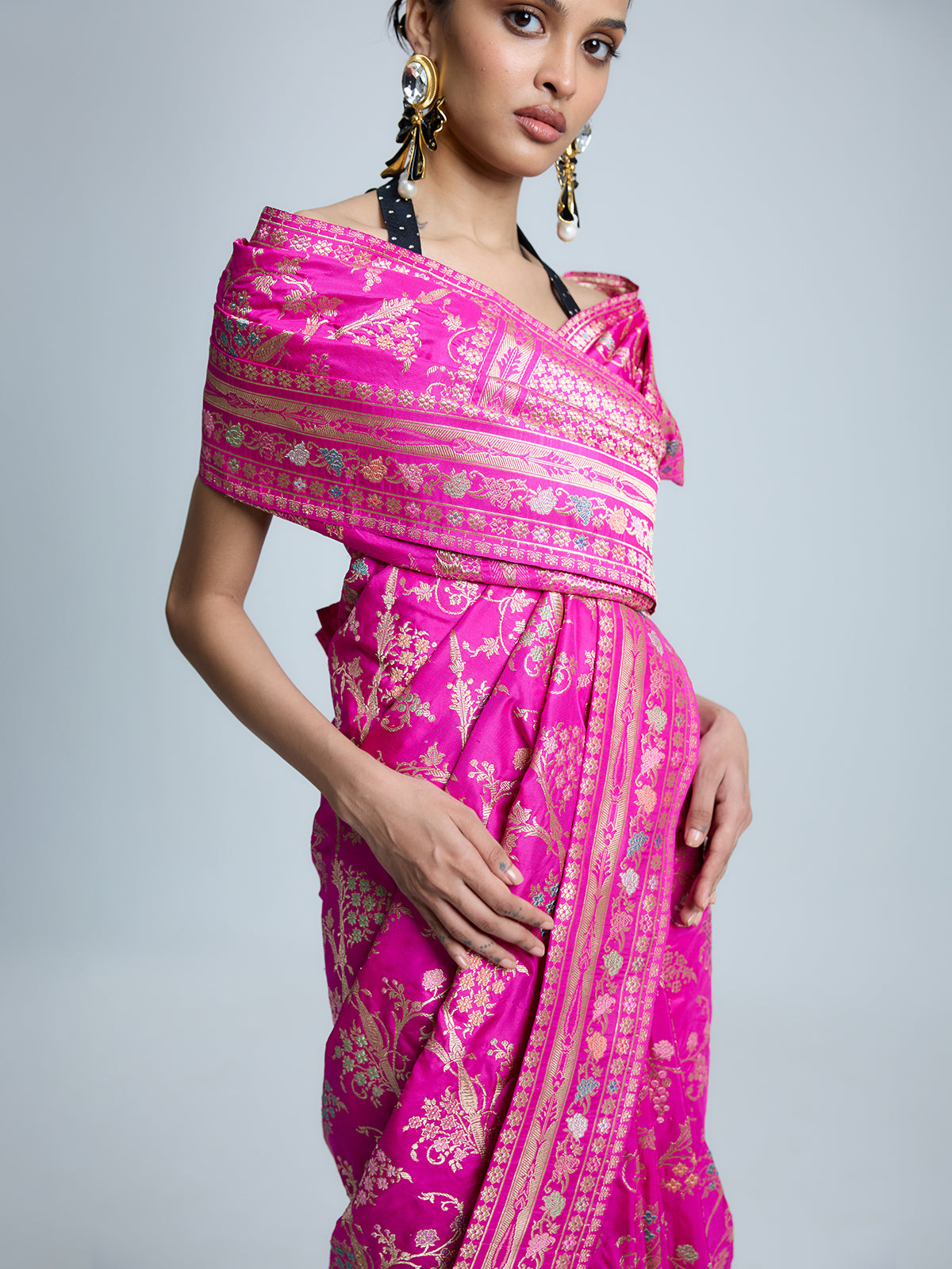 The Bubblegum Saree