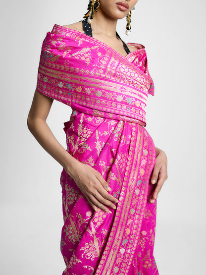 The Ruby Rush Saree