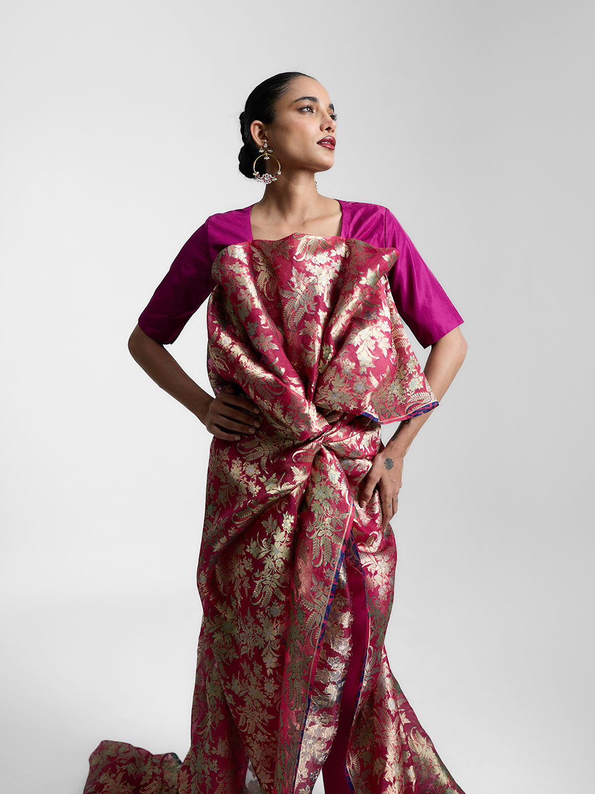 The Pink Paradise Saree