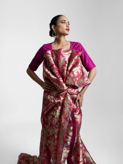 The Pink Paradise Saree