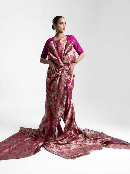 The Pink Paradise Saree