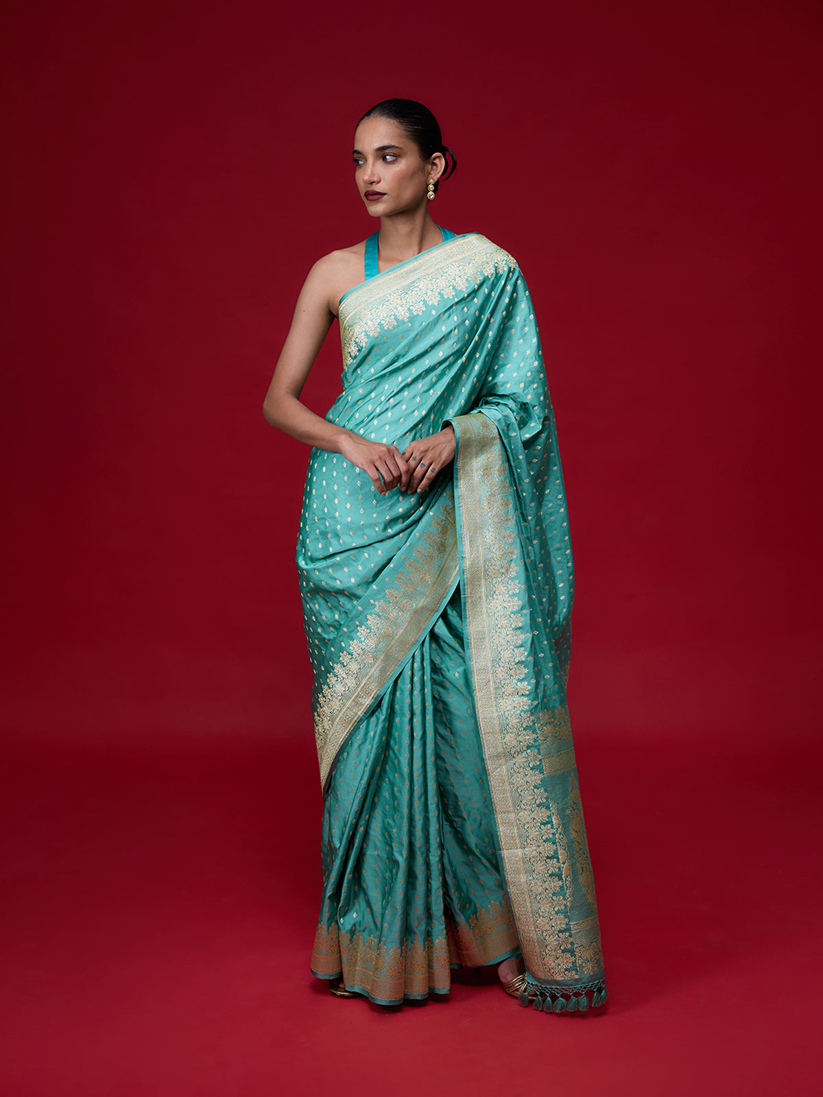 The Electric Breeze Saree