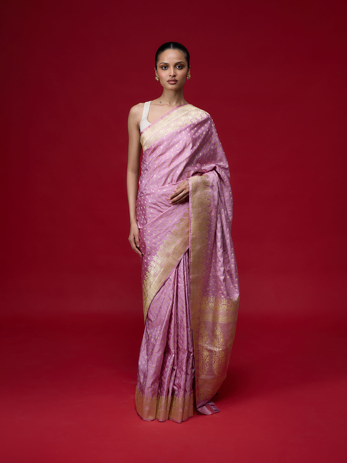 The Fuchsia Flirt Saree