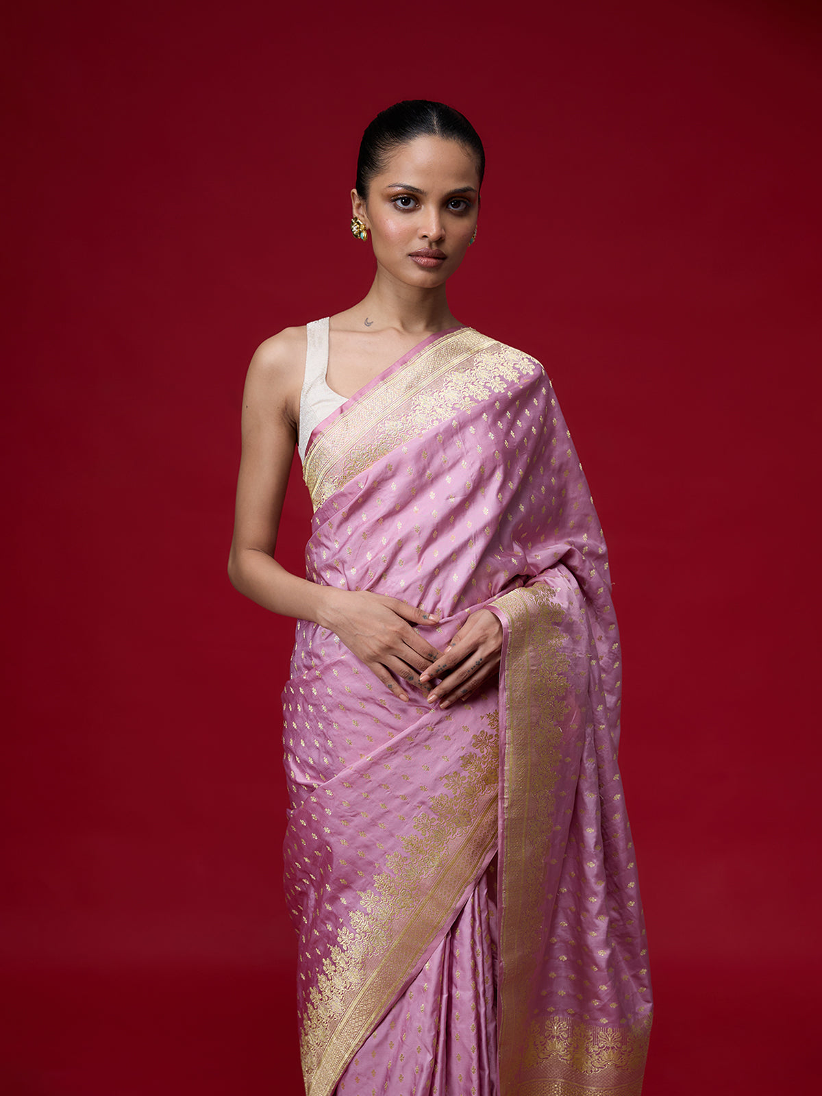 The Fuchsia Flirt Saree