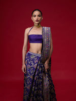 The Purple Eclipse Saree