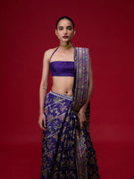 The Purple Eclipse Saree