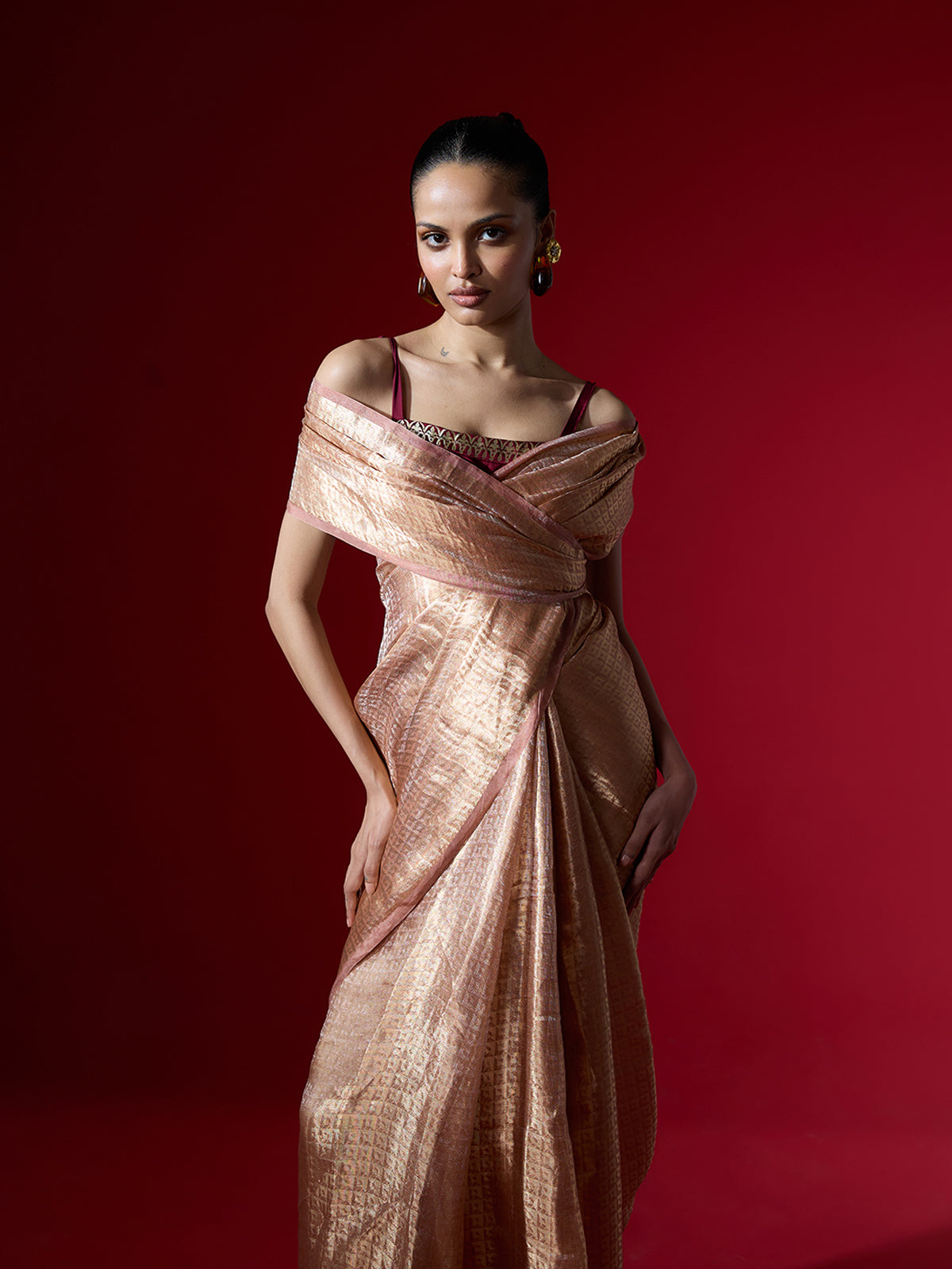 Sunheri Saree