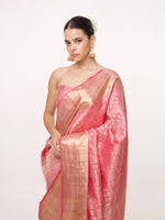Handwoven Brick Red Kanjivaram Saree