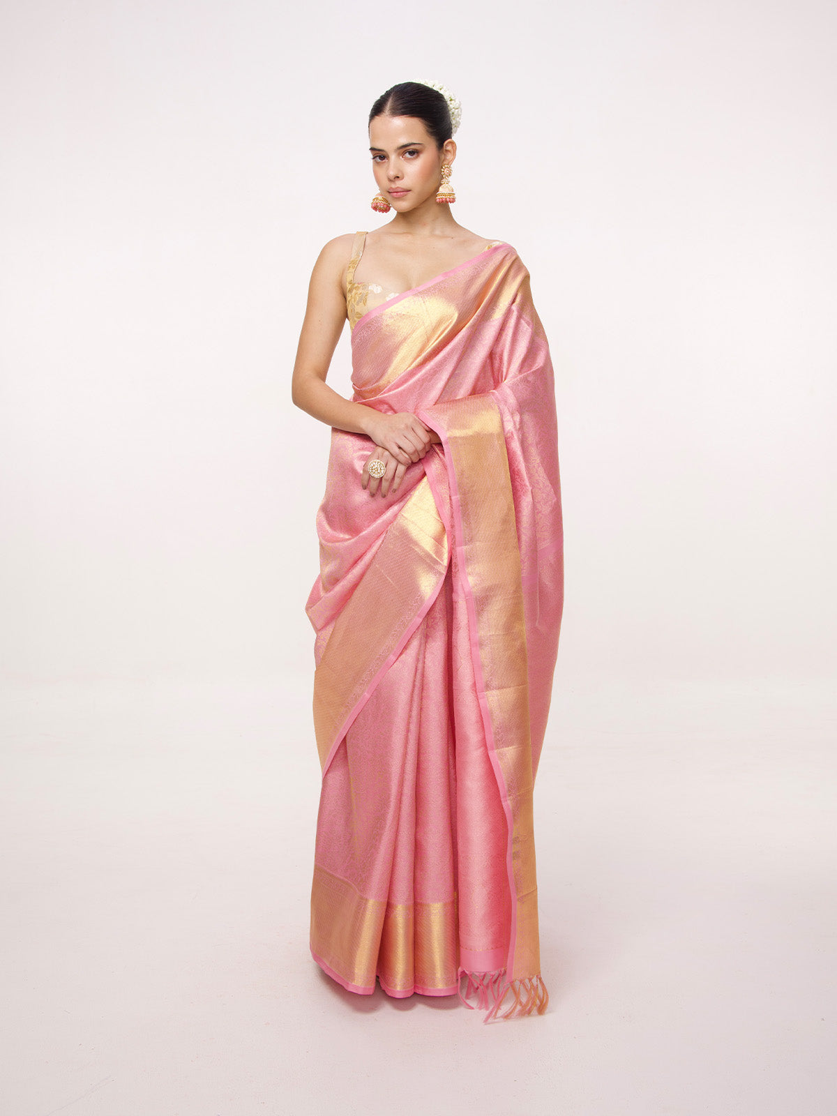 Handwoven Purple Kanjivaram Saree