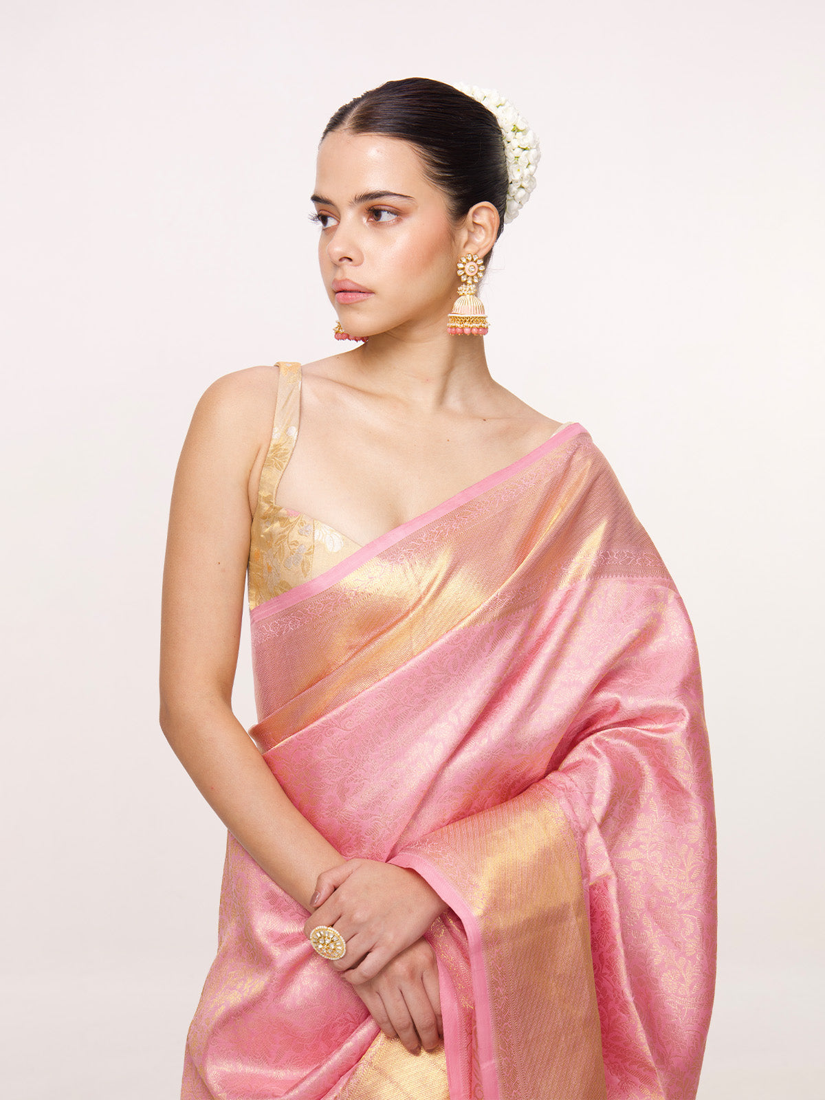 Handwoven Purple Kanjivaram Saree