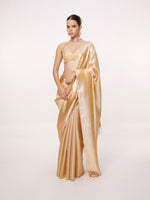 Handwoven Gold Kanjivaram Saree