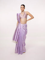 Handwoven Mauve Kanjivaram Saree
