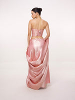 Handwoven Rose Pink Kanjivaram Saree